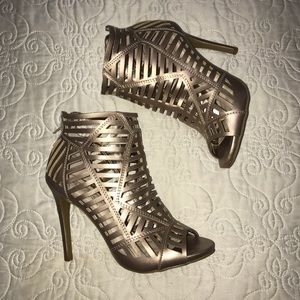 Metallic Gold Heels